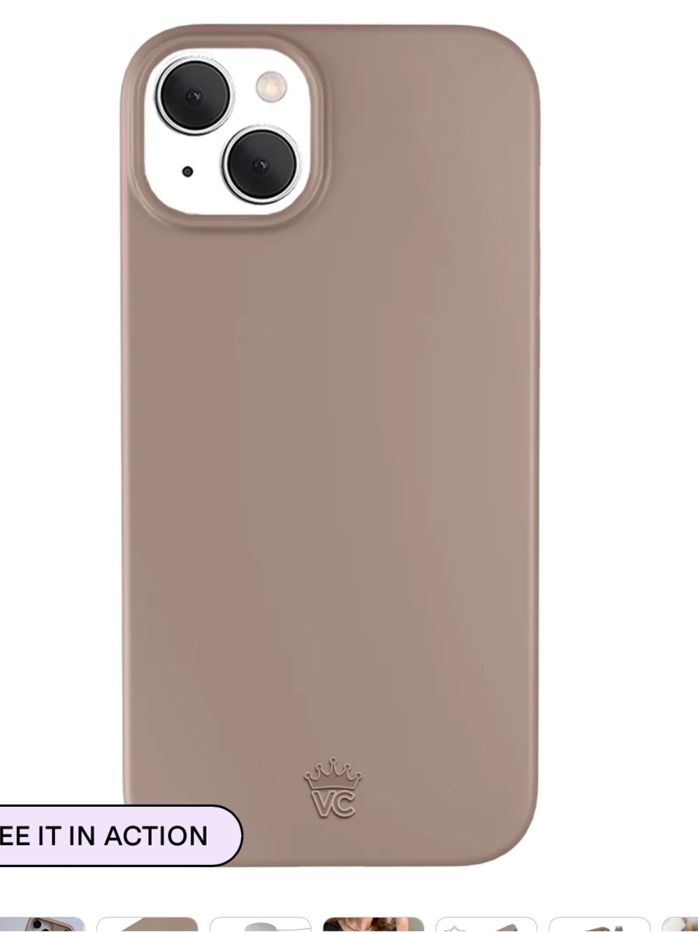 Velvet Caviar Brown MagSafe Compatible Phone Case iPhone 15